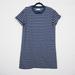 Madewell Dresses | Madewell Tina Stripe T-Shirt Dress Blue M Nwt | Color: Blue | Size: M