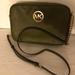 Michael Kors Bags | Michael Kors Olive Green Crossbody Bag | Color: Gold/Green | Size: 9.5” X 6.5” X 2”