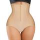 YERKOAD Women Tummy Control Panties Shapewear Bodysuit Butt lifter Shorts Hi- Waist Trainer Body Shaper Underwear Slim Corset - Beige - Medium