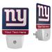 New York Giants Personalized 2-Piece Nightlight Set