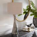 Uttermost Contour Blue Green Metallic Glass Table Lamp