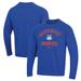Men's Under Armour Blue Houston Baptist Huskies All Day Fleece Pullover Sweatshirt