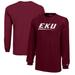 Youth Champion Maroon Eastern Kentucky Colonels Jersey Long Sleeve T-Shirt