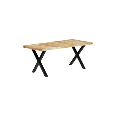 vidaXL Esstisch 180×90×76 cm Mango Massivholz