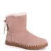 MUK LUKS Flexi Albany Boot - Womens 6 Pink Boot Medium