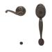 Schlage FE285-PLY-FLA-RH Plymouth Lower Handleset for Electronic Keypad with Flair Interior Right Handed Lever