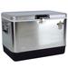 Koolatron Stainless Steel Ice Chest Cooler w/ Opener 51L (54 qt)