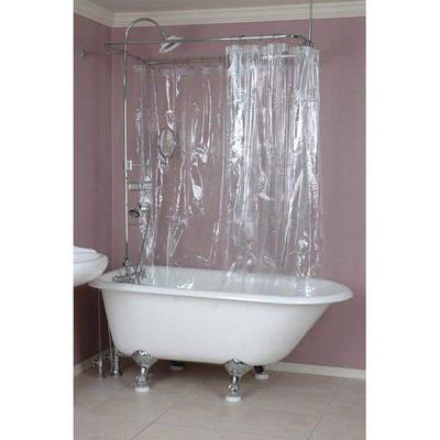 Randolph Morris 84 x 72 Clear Vinyl Shower Curtain RMNH950-84