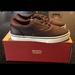 Levi's Shoes | Levi’s Chocolate Brown Leather Sneaker, Boys Size 3m, Brand New | Color: Brown | Size: 3b
