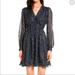 Kate Spade Dresses | Kate Spade Metallic Sky/Night Sky Lurex Dot Dress | Color: Blue/Silver | Size: 6