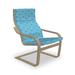 East Urban Home Psychedelic w/ Triangles & Composition Indoor/Outdoor Seat/Back Cushion Polyester in Blue | 1.57 H x 21.26 W x 1.57 D in | Wayfair