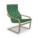 East Urban Home Rhythmic Tropical Tree Leaves Lines Fresh Spring Nature Indoor/Outdoor Seat/Back Cushion in Green | Wayfair