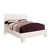 Simple Relax Leatherette Size Platform Bed Upholstered/Faux leather in White | Queen | Wayfair SR03CM7008WH-Q-BED-VN