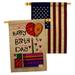 Ornament Collection 2-Sided Polyester 3'3 x 2 ft. House Flag in Blue/Red | 40 H x 28 W in | Wayfair OC-PC-HP-192184-IP-BOAA-D-US20-OC