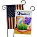 Ornament Collection 2-Sided Polyester 1'5 x 1 ft. Garden Flag in Blue/Red | 18.5 H x 13 W in | Wayfair OC-FR-GP-192466-IP-BOAA-D-US21-OC