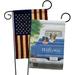 Breeze Decor Play Day w/ Buddy 2-Sided Polyester 18 x 13 in. Garden Flag in Black/Blue/Green | 18.5 H x 13 W in | Wayfair