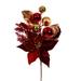 Vickerman Poinsettia Centerpiece | 17 H x 3.75 W x 8 D in | Wayfair L212717