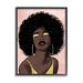 Stupell Industries Strong Woman w/ Glamour Cosmetics Glitz Eye Shadow by Marcus Prime - Graphic Art on Canvas in Brown | Wayfair af-946_fr_11x14