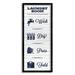 Stupell Industries Laundry Room Rustic Sign Wash Dry Fold Icons by Melody Hogan - Graphic Art on Canvas in White | 24 H x 10 W x 1.5 D in | Wayfair