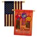 Ornament Collection 2-Sided Polyester 3'3 x 2 ft. House Flag in Blue/Red | 40 H x 28 W in | Wayfair OC-FR-HP-192144-IP-BOAA-D-US18-OC