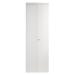 Bi-fold Doors - Custom Door and Mirror Flush Manufactured Wood Primed Bi-Fold Door Manufactured Wood in White | 80 H x 36 W in | Wayfair P3423068C