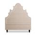 House of Hampton® Vogel Panel Headboard Upholstered/Velvet/Polyester/Cotton in Brown | 75 H x 77 W x 5 D in | Wayfair