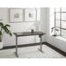 Inbox Zero Lifthrasir Height Adjustable Standing Desk Wood/Metal in Gray | 47 W x 24 D in | Wayfair 6536D2D5DAAE47A0B6D3DD323009BBB6
