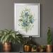 Red Barrel Studio® Greenery I - Picture Frame Painting on Canvas in Black/Blue/Green | 30.5 H x 22.5 W x 1.5 D in | Wayfair