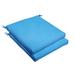 Eider & Ivory™ Mcneill Outdoor Sunbrella Seat Cushion in Blue/Brown | 2.5 H x 19 W in | Wayfair 2537A1677DD1426EACC08DA00D1B132A