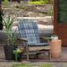 Mistana™ Outdoor Adirondack Chair 2.25" Cushion Polyester in Blue/Gray | 2.25 H x 20 W in | Wayfair 3D30791EEF9A483EBB7B5A85C5027486