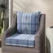 Mistana™ Outdoor Lounge Chair 5.75" Cushion Polyester in Blue | 5.75 H x 24 W in | Wayfair CC6A060AF6E34DB993848A80CC3CD49C
