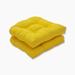 Latitude Run® Amarina Indoor/Outdoor Dining Chair Cushion Polyester in Yellow | 5 H x 19 W in | Wayfair EC1D0AD55E614891BC141AFDA55F7A8F