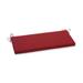 Latitude Run® Amarina Indoor/Outdoor Bench Cushion, Polyester in Red/Brown | 3 H x 45 W in | Wayfair 66ACCCDCDC8A4101BECC4515017DDE04