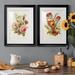 Red Barrel Studio® Antique Floral Bouquet III Premium Framed Print - Ready To Hang Paper, in Black/Blue/Green | 42.5 H x 61 W x 1 D in | Wayfair