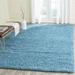 Blue 63 x 2 in Indoor Area Rug - Ebern Designs Rizco Handmade Shag Turquoise Area Rug Polypropylene | 63 W x 2 D in | Wayfair