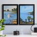 Longshore Tides Harbor Side II Premium Framed Print - Ready To Hang Paper in Black | 30.5 H x 45 W x 1 D in | Wayfair