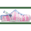 Crocs Crocs Pink Lemonade / Multi Baya Lined Tie-Dye Graphic Clog Shoes