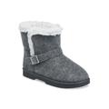 Women's Faux Wool Ankle Boot by GaaHuu in Grey (Size 6 M)