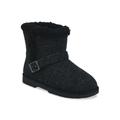 Women's Faux Wool Ankle Boot by GaaHuu in Black (Size 6 M)