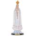 The Holiday Aisle® Lisa-marie Our Lady of Fatima Statue Holy Religious Decoration Figurine Resin in Black/Pink | 16 H x 6 W x 5 D in | Wayfair