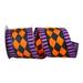 The Holiday Aisle® Ribbon, Polyester in Black/Indigo/Orange | 2.5 H x 4 W x 4 D in | Wayfair CADAAE919FD141168D2F359DD0BF5C1C