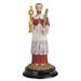 Trinx 5"H Saint Ramon Statue Raymond Nonnatus Holy Figurine Religious Decoration Resin in Red/White | 5 H x 2.5 W x 2 D in | Wayfair