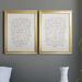 Everly Quinn Letter To A Lover I Premium Framed Print - Ready To Hang Canvas in Black | 30.5 H x 45 W x 1 D in | Wayfair