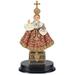 The Holiday Aisle® Biddulph Infant Jesus of Prague Statue Child Holy Figurine Resin in Orange/Yellow | 5 H x 4 W x 2.75 D in | Wayfair
