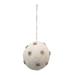 The Holiday Aisle® Silver Beads Ball Ornament Fabric in White | 2.75 H x 2.75 W x 2.75 D in | Wayfair 1BDB63E406A04E20B4BAE710FD6B3527