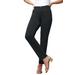 Plus Size Women's True Fit Stretch Denim Straight Leg Jean by Jessica London in Black (Size 26 T) Jeans