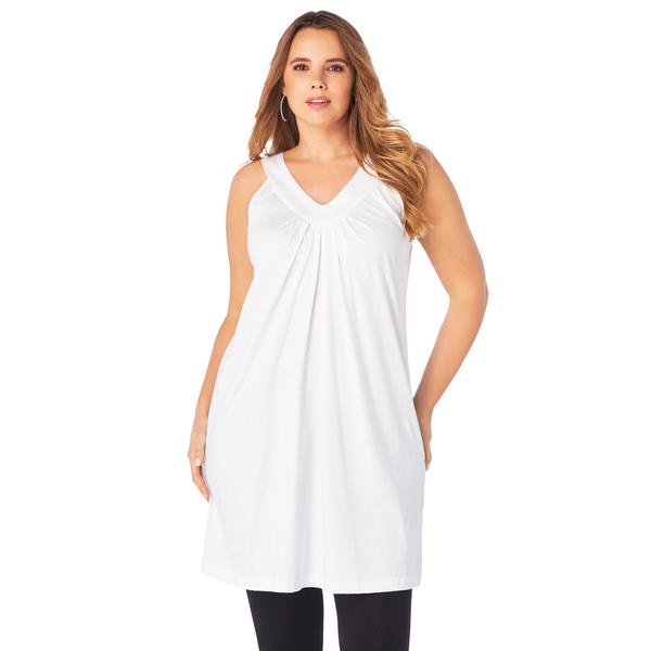 plus-size-womens-swing-ultimate-tunic-tank-by-roamans-in-white--size-s--top/