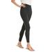 Plus Size Women's Stretch Cotton Legging by Woman Within in Heather Charcoal (Size 6X)