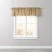 Poly Cotton Canvas Rod-Pocket Valance by BrylaneHome in Sand Solid Window Curtain