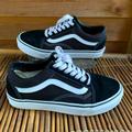 Vans Shoes | ********Sold Vans Black And White Canvas And Suede | Color: Black/White | Size: 7